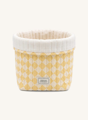 Editions Aimable - Paul storage basket | Harlequin Poplin