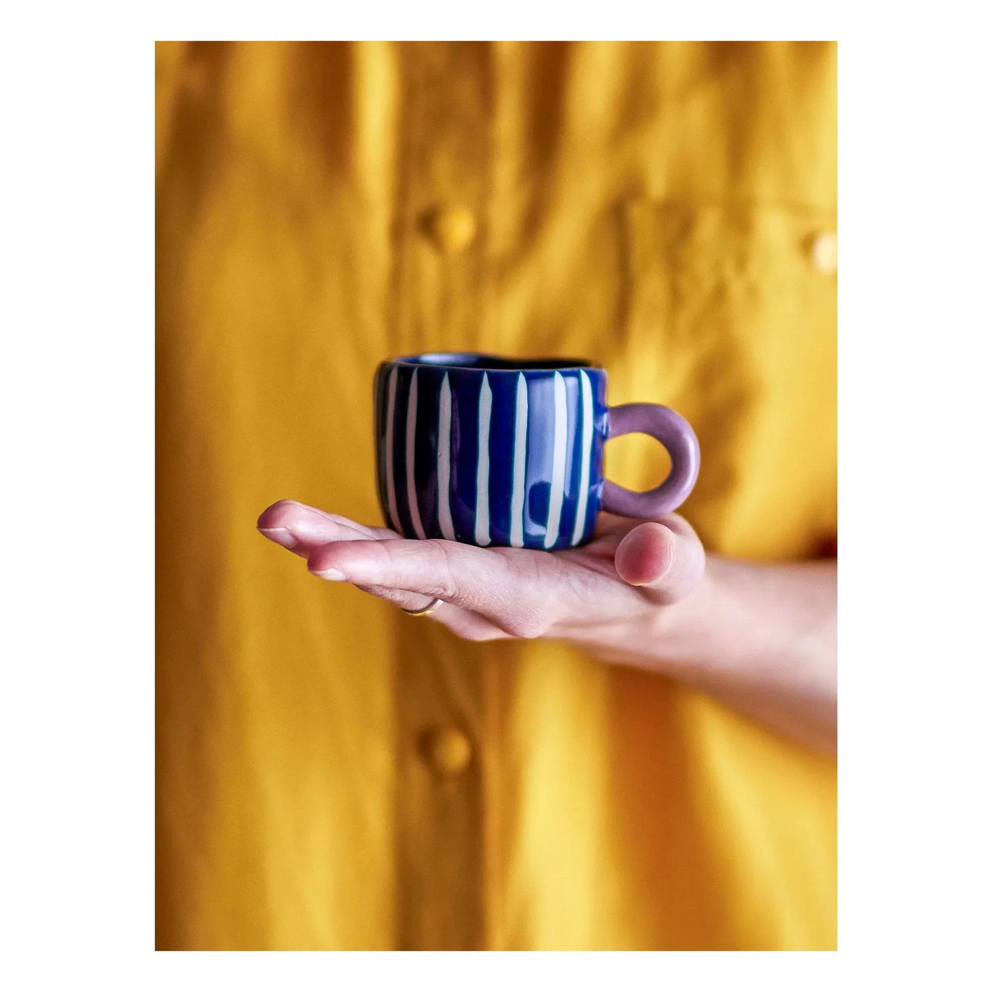 Bloomingville - Nini Stone Ceramic Mug | Blue