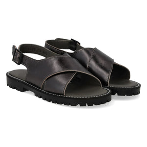 Angulus - Cross-strap sandals | Black