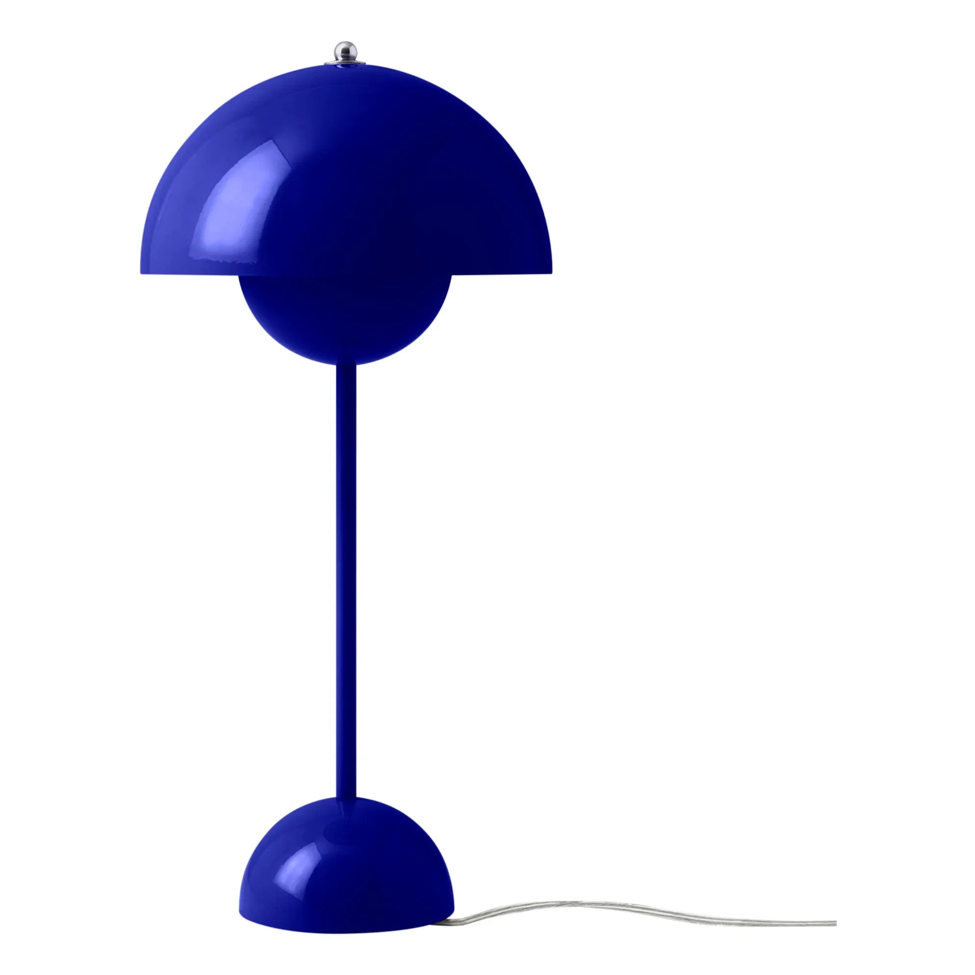 & Tradition - VP3 Flowerpot Table Lamp - Verner Panton, 1969 | Blue
