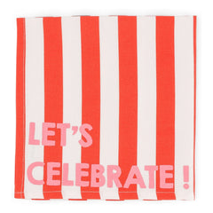 Rose in April - Josephine Let's Celebrate napkins - Set of 2 | Red