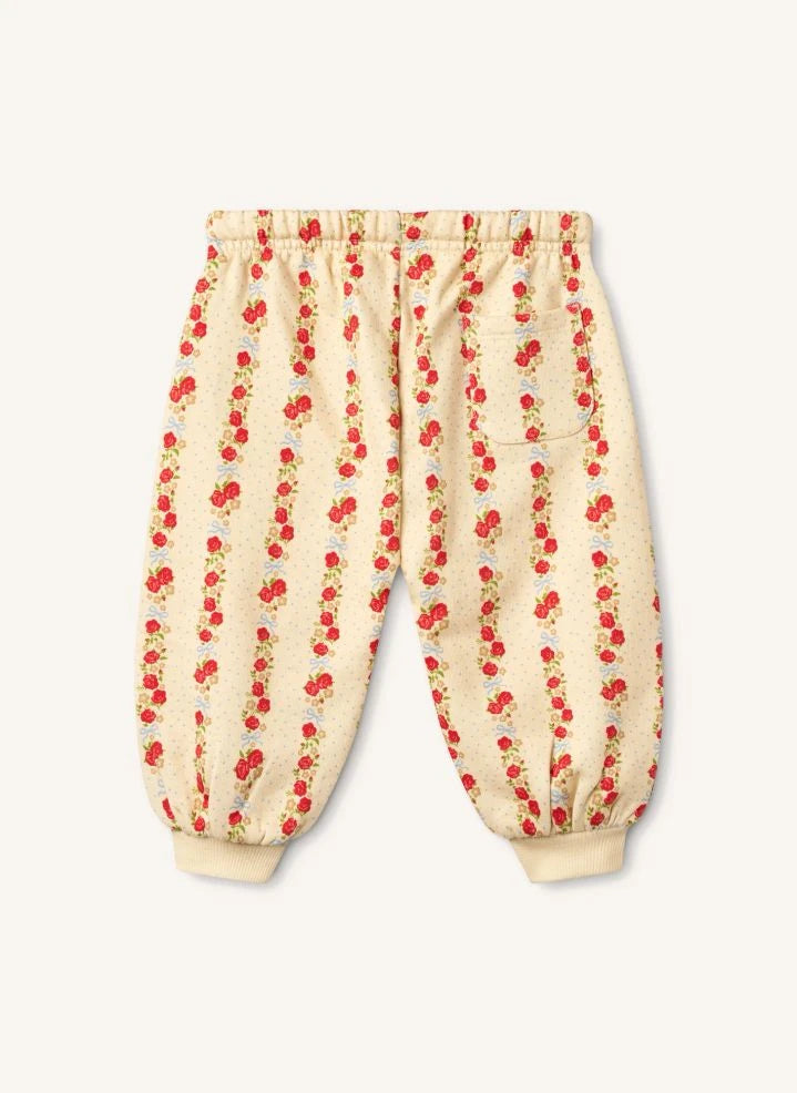 Flöss - Sia Floral Print Jogger Pants | Beige