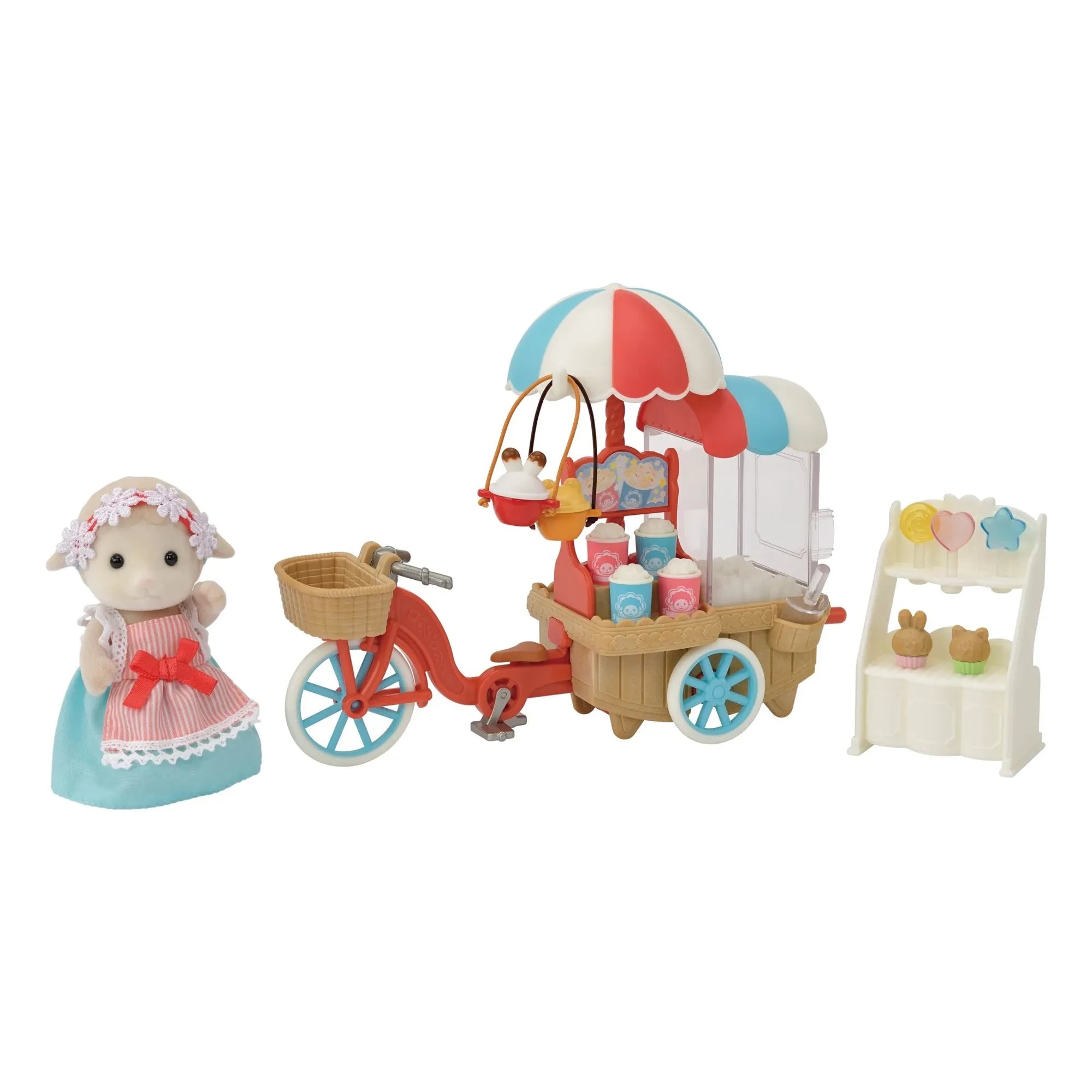 Sylvanian Families - Sheep Mother and Popcorn Stall