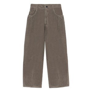 Cordera - Wide Velvet Pants | Gray