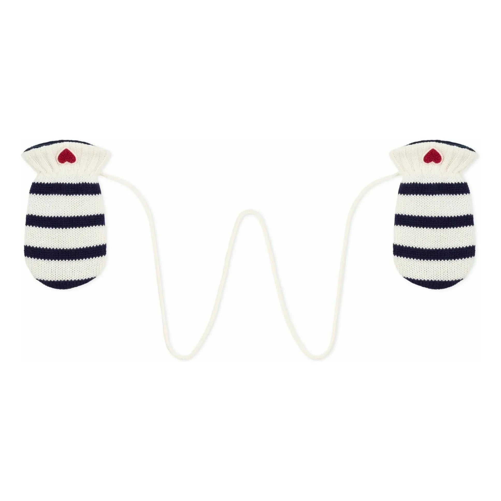 Petit Bateau - Marinière Gloves | Ecru