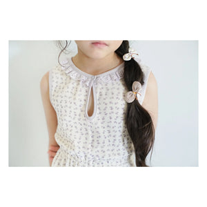 Soor Ploom - Combishort Club Fleurie Organic Cotton | Off White