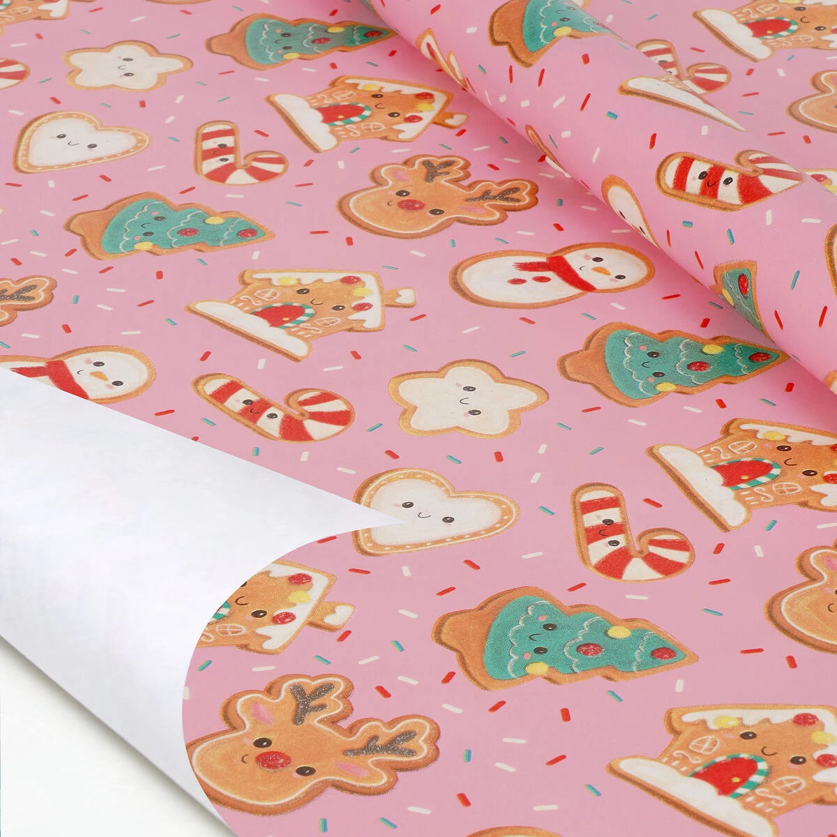 Legami - Christmas Wrapping Paper Christmas Cookies - 200 x 70 cm Roll