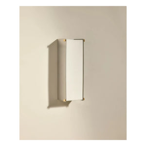 Maison Sarah Lavoine - Brushed Stainless Steel Wall Lamp Boxie | Steel