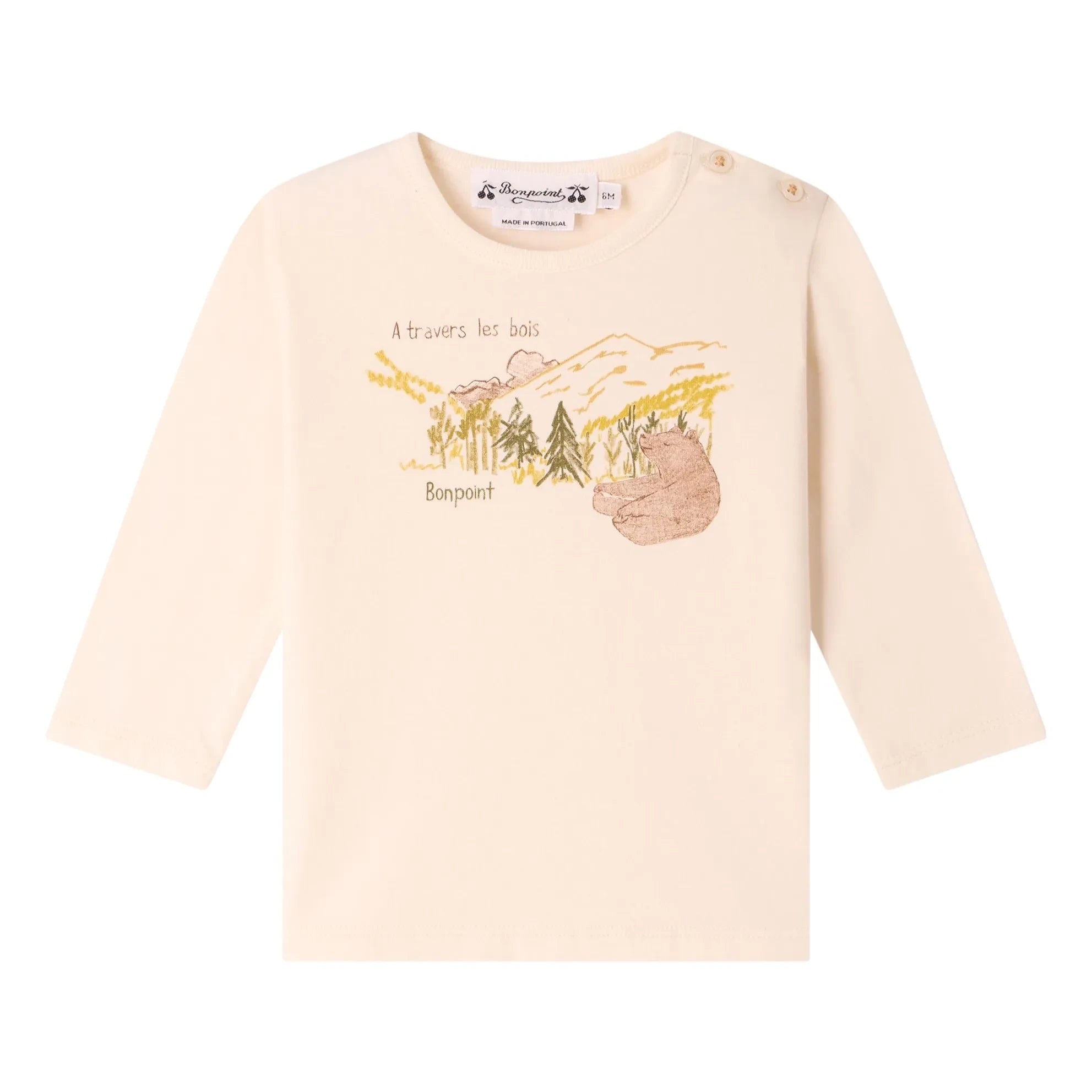 Bonpoint - Tahsin Organic Cotton T-Shirt | Ecru