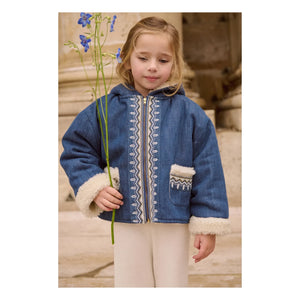 Louise Misha - Melvette Denim Coat | Blue