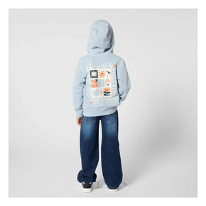 Zadig & Voltaire - Make More Art Fermuarlı Sweatshirt | Açık Mavi