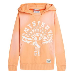 Scotch & Soda - Artwork Mystery Kapüşonlu Sweatshirt | Mercan