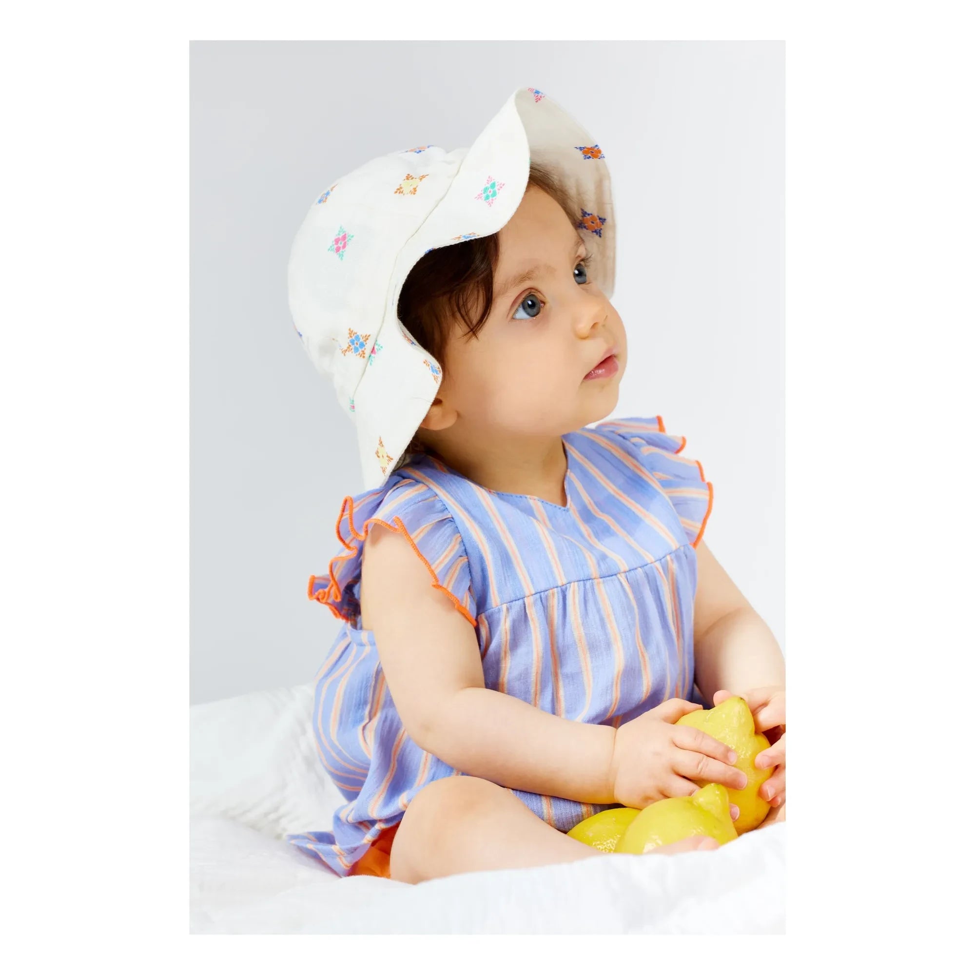 Arsène et Les Pipelettes - Linen Knotted Hat | Ecru