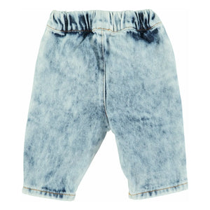 Piupiuchick - Straight Ankle Baby Jean Pants | Light Blue