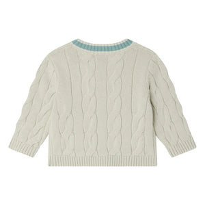 Bonpoint - Giorginoli Organic Cotton Cardigan | Almond Green