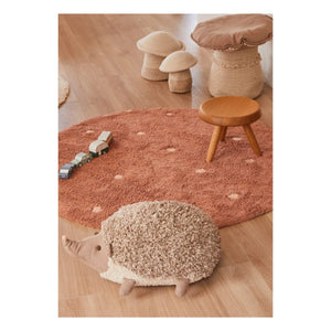 Lorena Canals - Dotted Round Rug | Terracotta