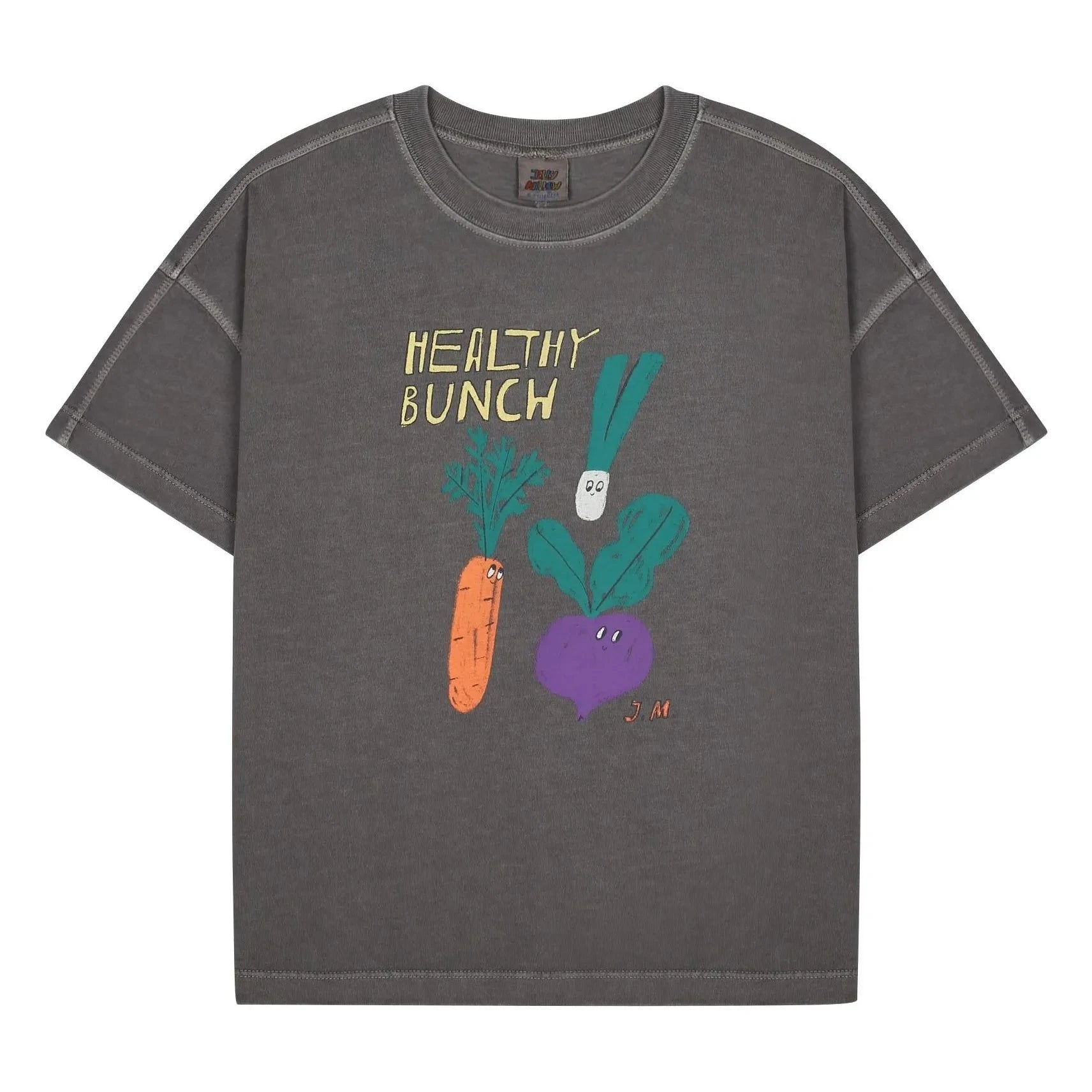 Jelly Mallow - Healthy Bunch T-Shirt | Charcoal Gray