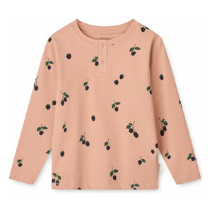 Liewood - Wilhelm Berries Organic Cotton Pajama Set | Pink