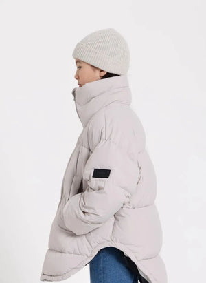 Finger in the nose - Snowbag Dolgulu Ceket | İnci grisi