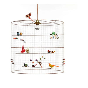 Mathieu Challières - Large Bird Cage Pendant Lamp