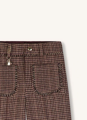 Chloé - Checked Trousers | Brown