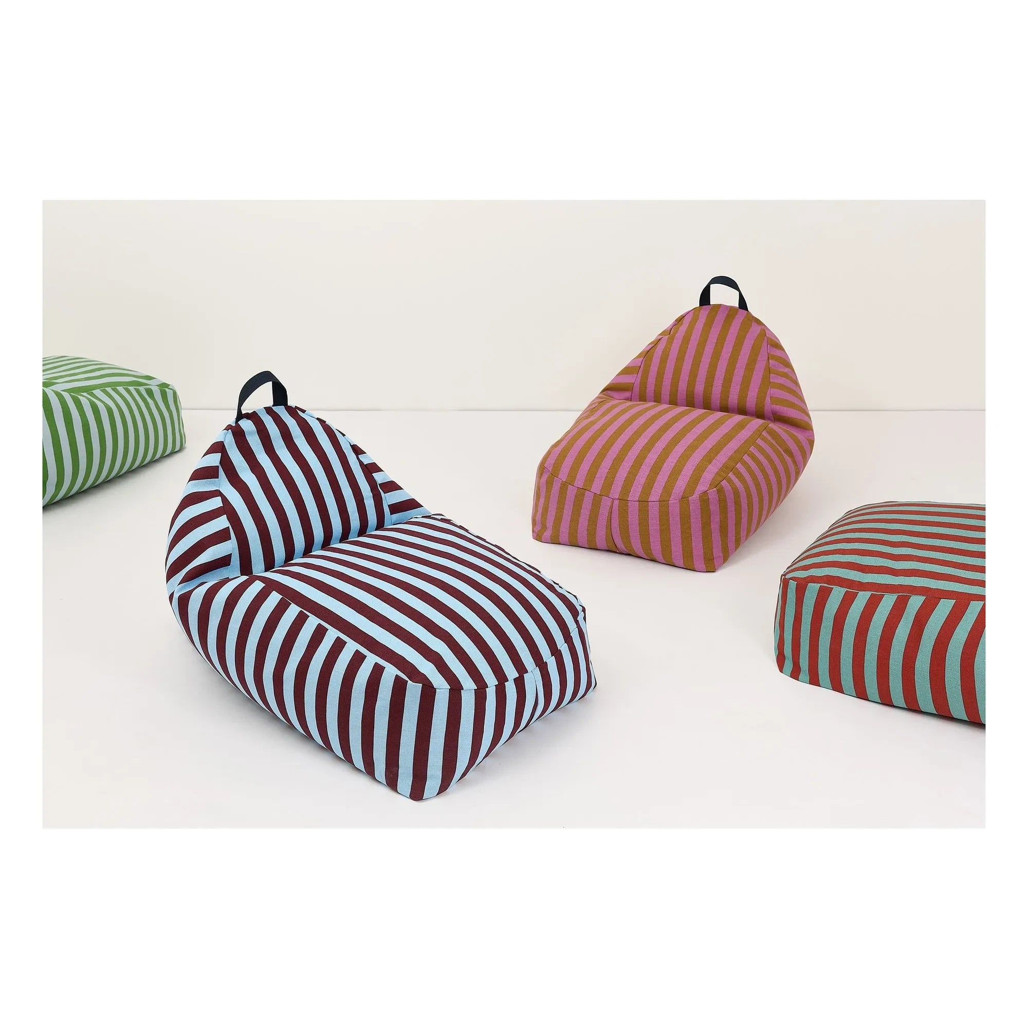 Nobodinoz - Bliss Long Pouf | Blue
