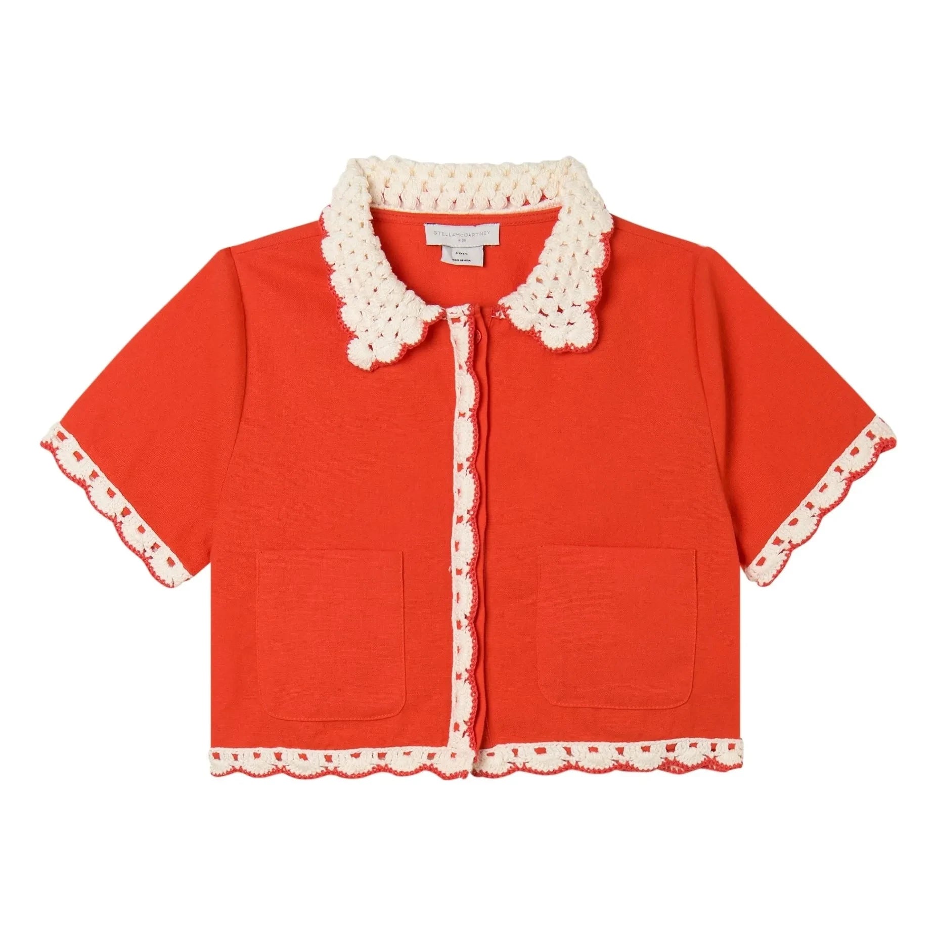 Stella McCartney Kids - Embroidered Shirt | Red