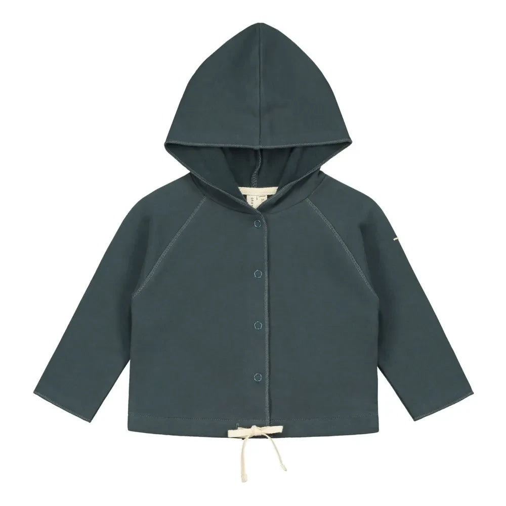 Gray Label - Organic Cotton Hoodie Sweatshirt | Gray Blue