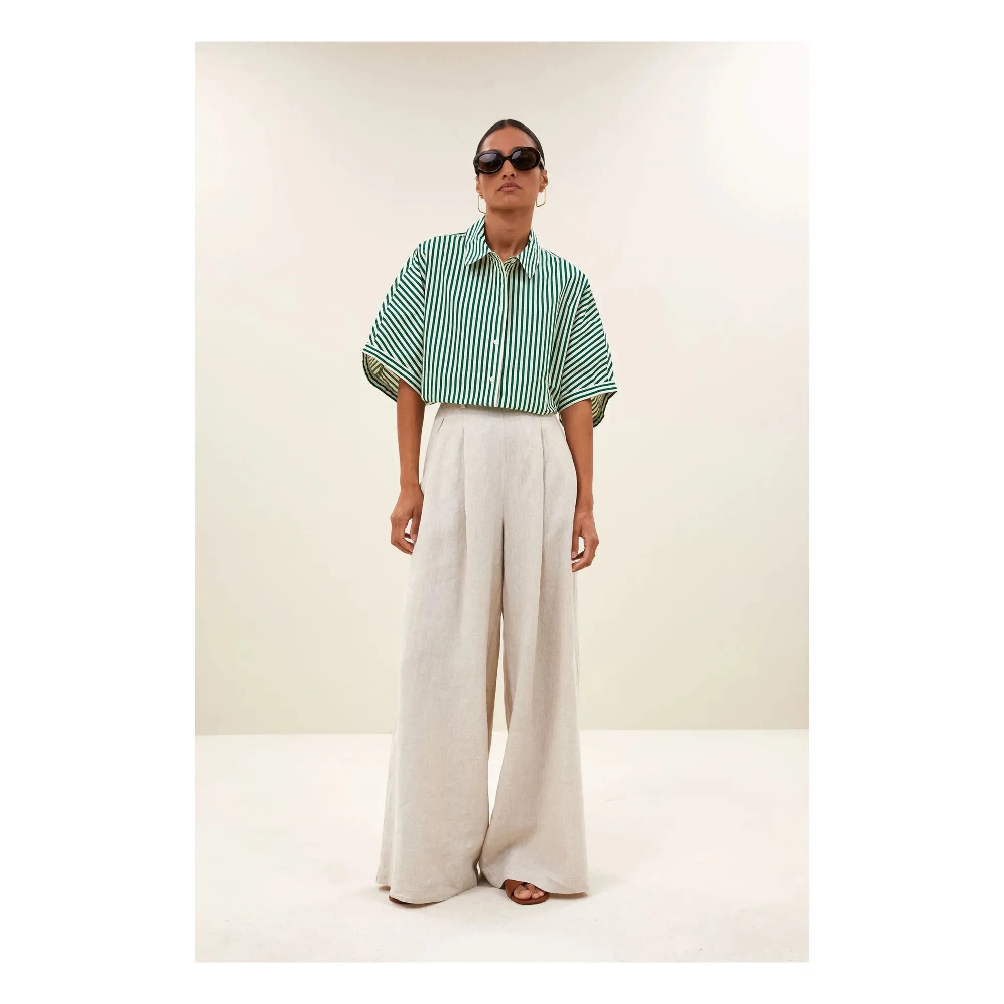 By Bar - Sef Keten Pantolon | Beige