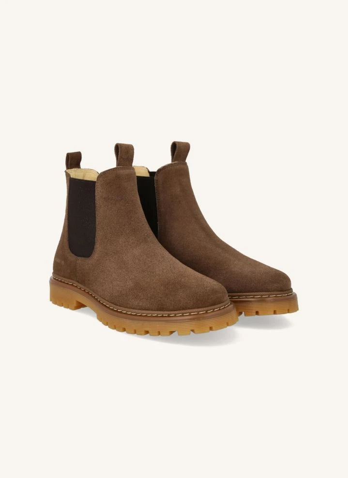 Angulus - Chelsea Tracksole Boots | Mocha