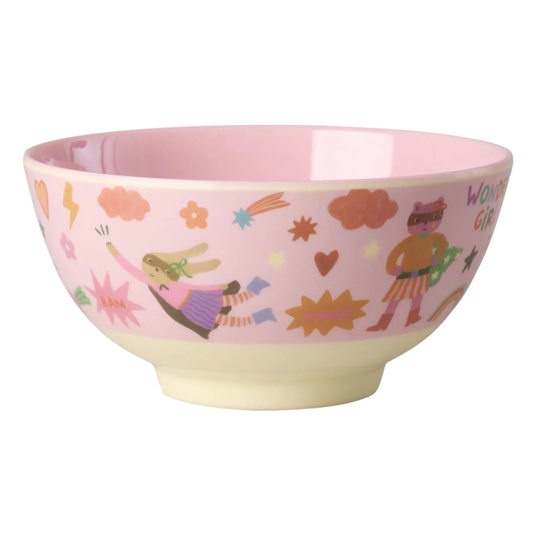 Rice - Hero Melamine Bowl | Pink