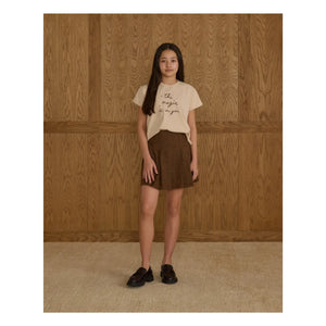 Rylee + Cru - Pleated Skirt | Tobacco