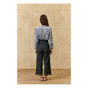 Louise Misha - Jane organic cotton blouse | Blue