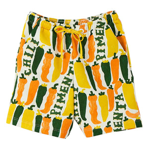 Fabula - Peppers Fleece Shorts | Yellow