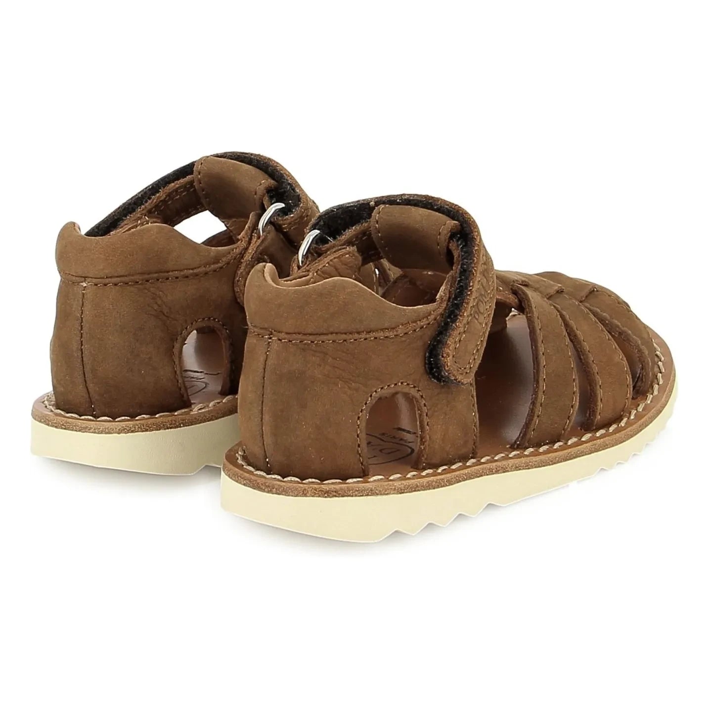 Pom d'Api - Waff Papy Nubuck Sandals | Brown