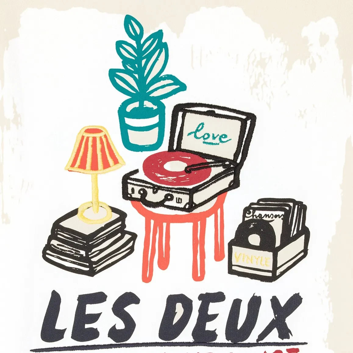 Les Deux - Les Deux Organic Cotton Platesli Sweatshirt | Cream
