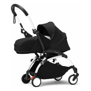 Stokke® - YOYO³ 0+ Newborn Stroller White Frame | Black
