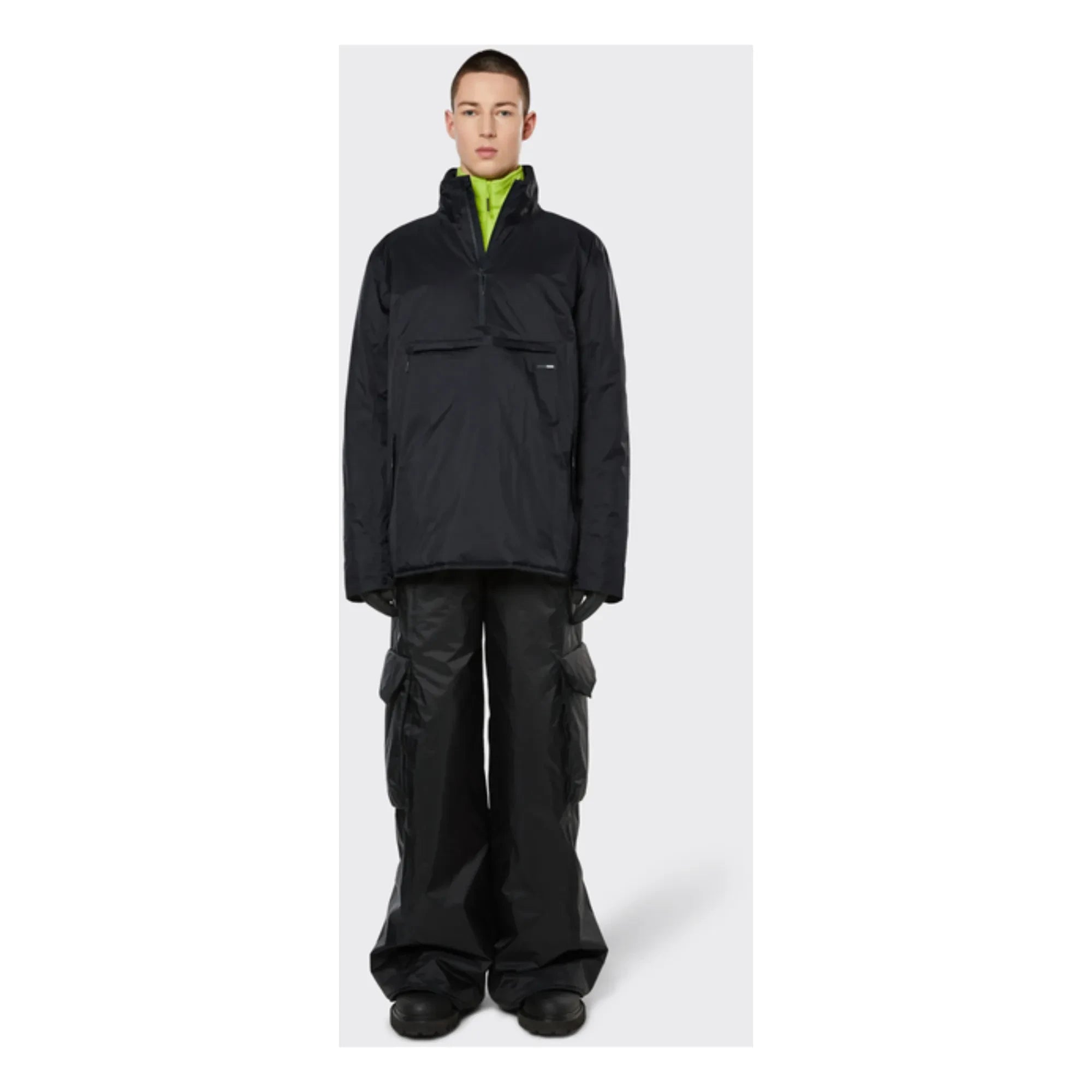 Rains - Waterproof Quilted Anorak | Black