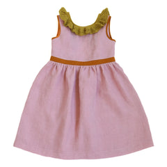 Kalinka - Rivera Linen Dress | Pink