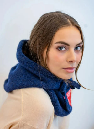 K'puche - Kim Alpaca Hooded Sweatshirt | Navy