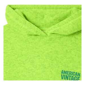 American Vintage - Evona Hooded Sweatshirt | Fluorescent Yellow