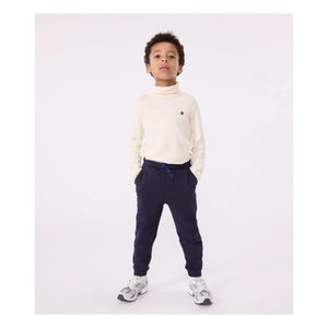 Petit Bateau - Organic Cotton Jogger Bin | Navy Blue