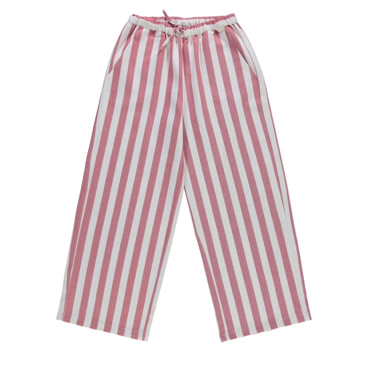 Poudre Organic - Cherry Striped Pants | Red