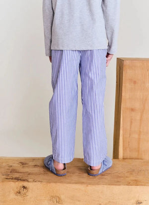AO76 - Le Pajama Striped Pants | Light Blue