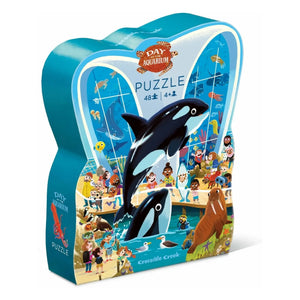 Crocodile Creek - A Day at the Aquarium Puzzle - 48 Pieces