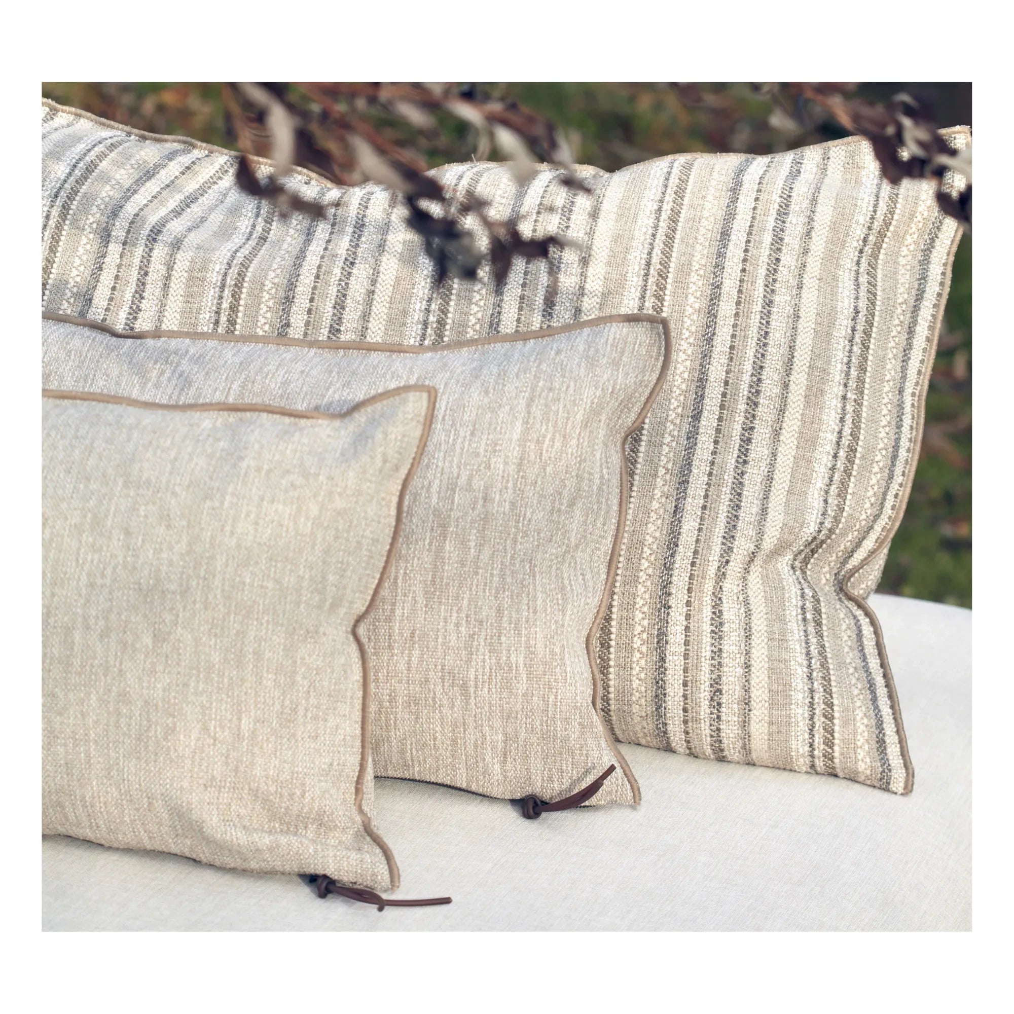 Maison de Vacances - Menorca Outdoor Cushion | Hemp