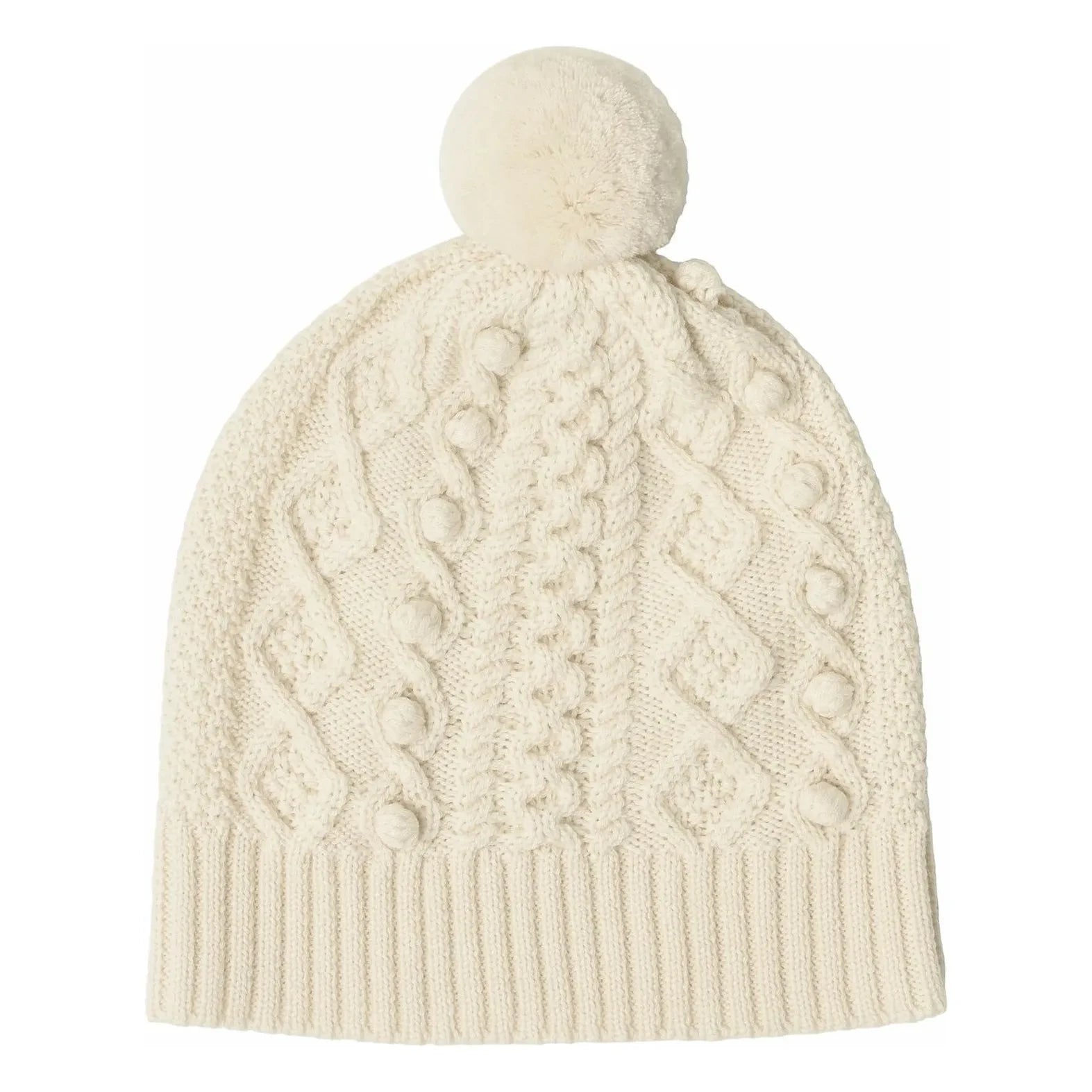 FUB - Aran Wool Beanie | Ecru