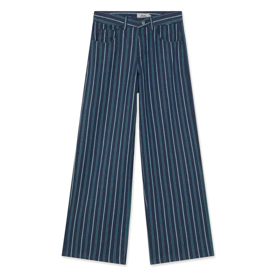 The Tiny Big Sister - Berta Striped Cotton Pants | Mavi
