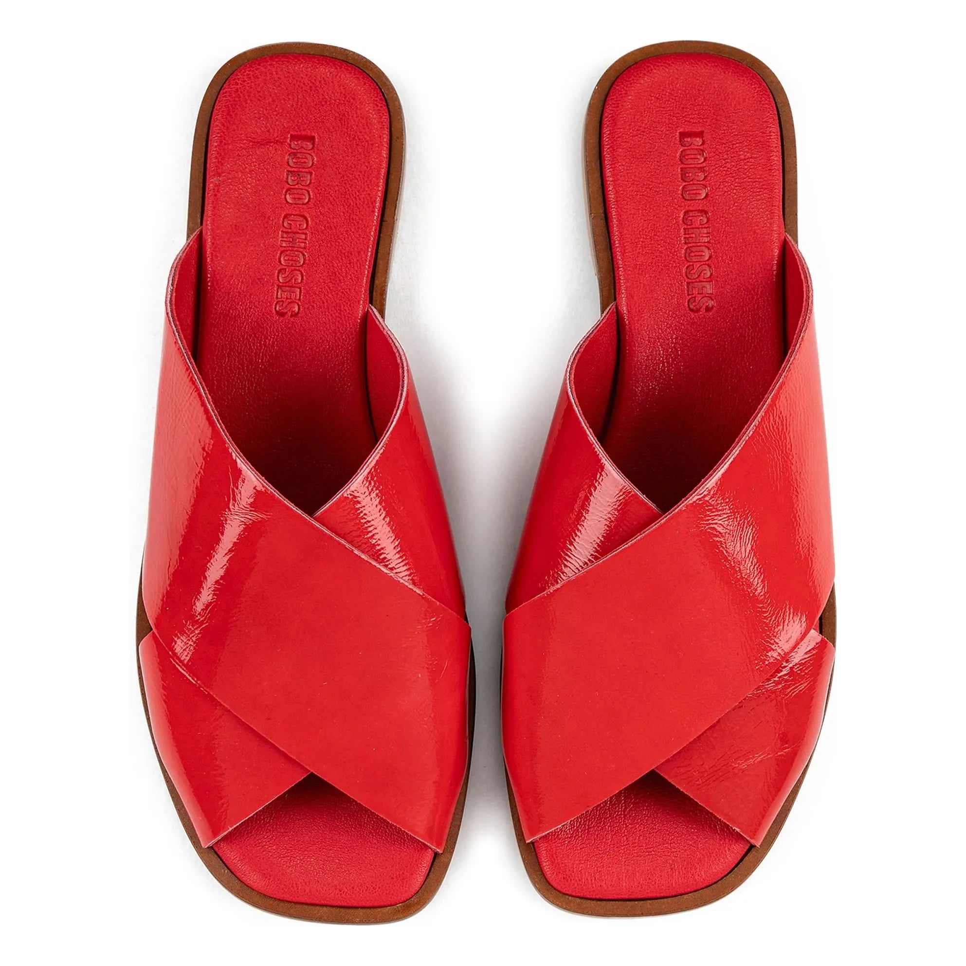 Bobo Choses - Red Patent Leather Sandals