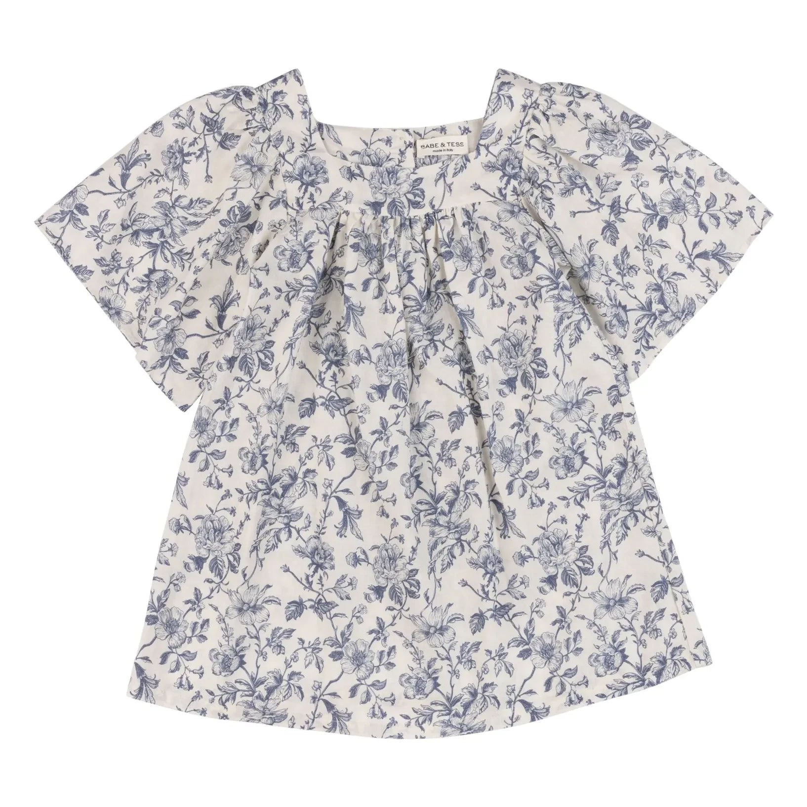 Babe & Tess - Ada Fleurie Linen Dress | Ecru
